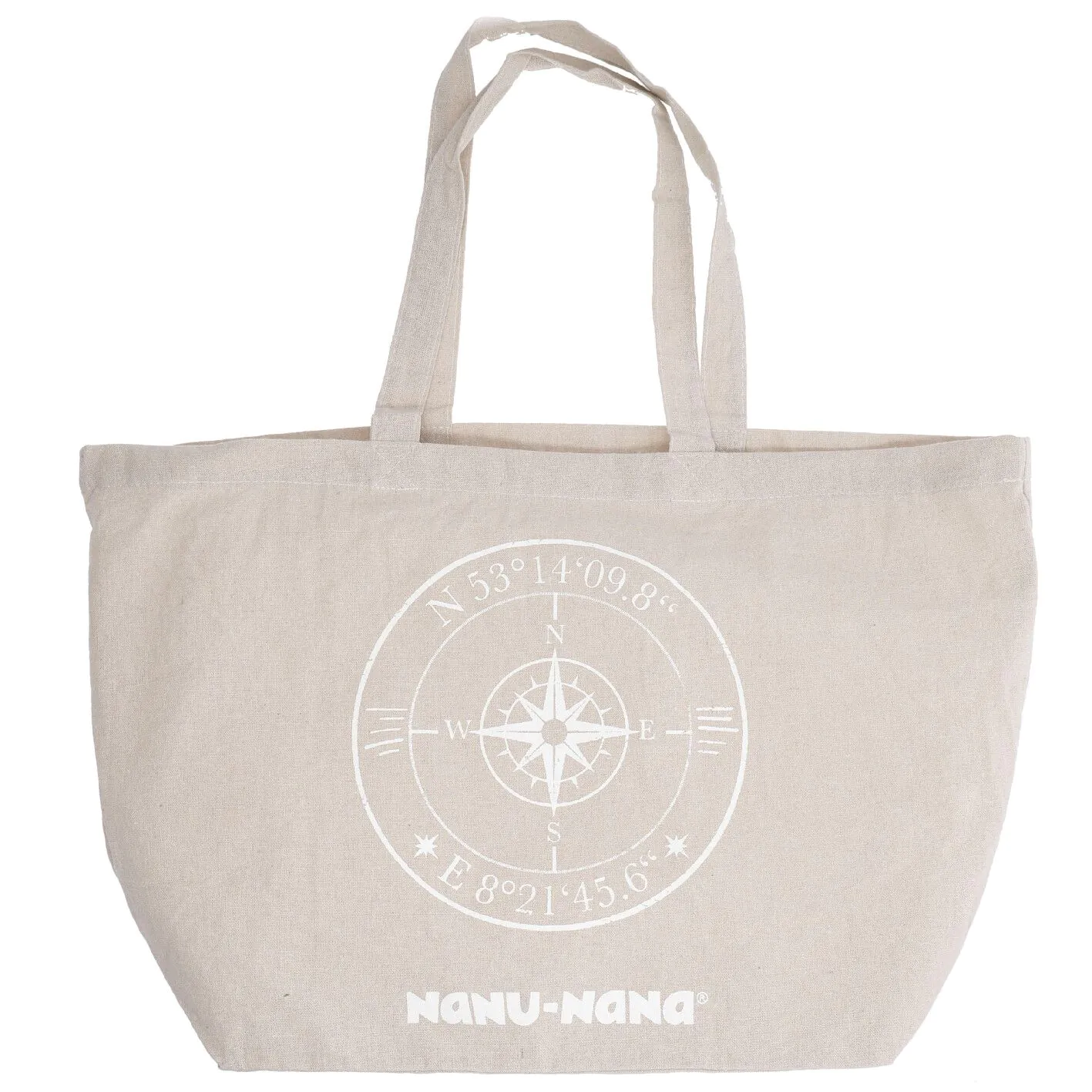 Tasche Nanu-Nana, Kompass, natur, 60 x 37 cm