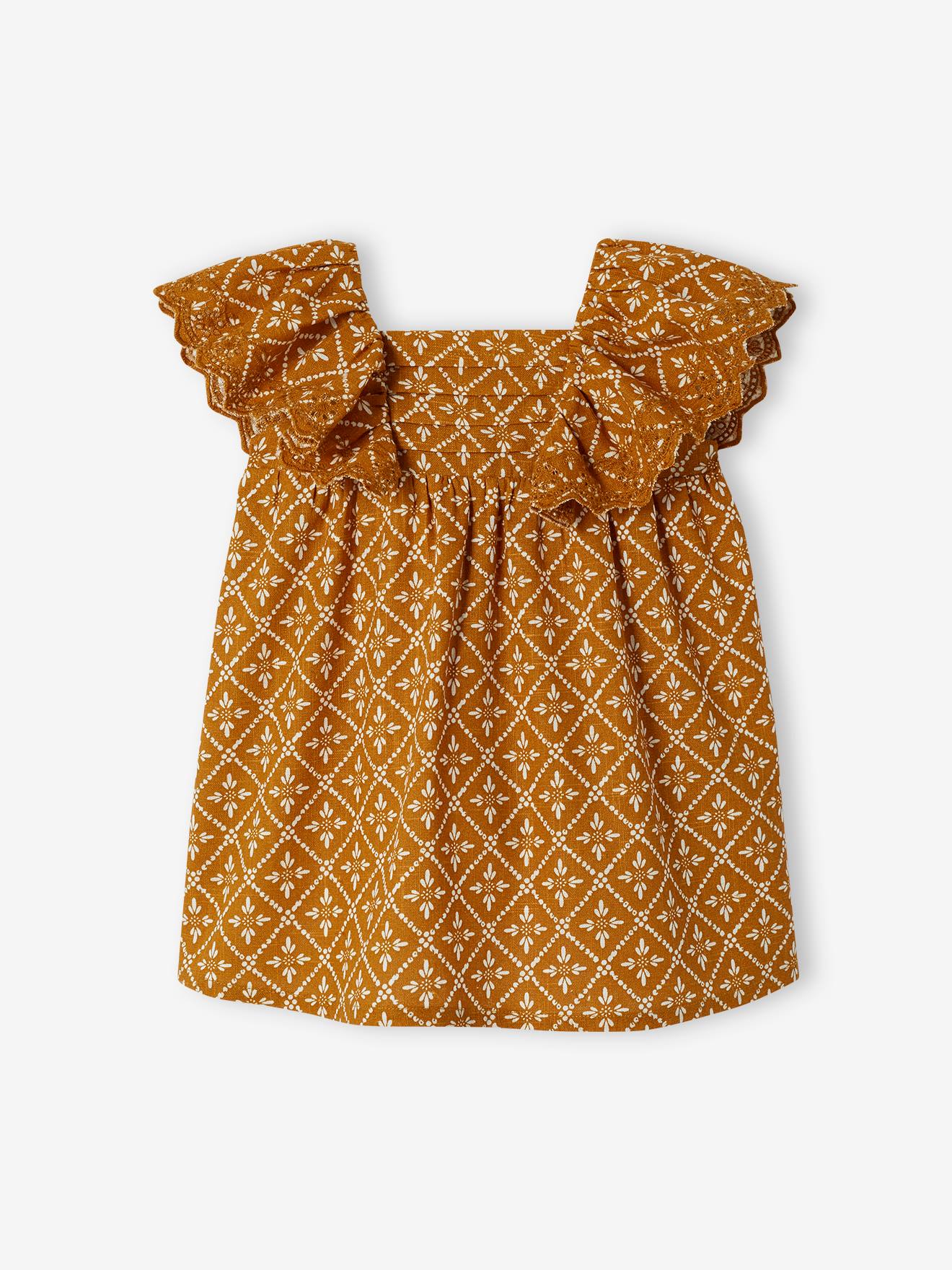 Vestido infantil Candy com babados