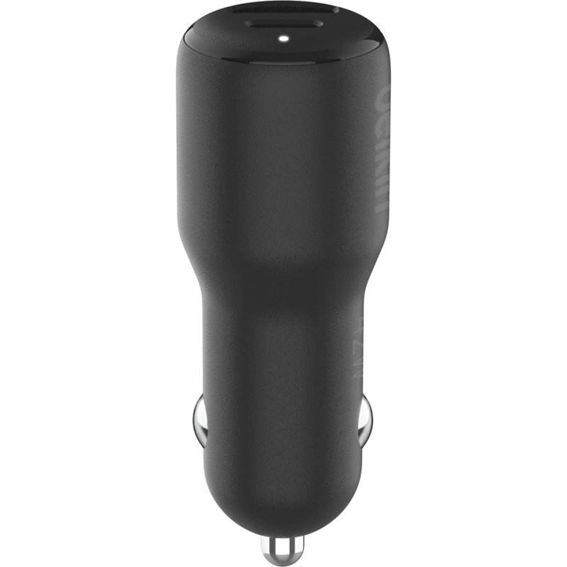 Belkin CCB005btBK Ordinateur portable, Smartphone, Tablette Noir Allume-cigare Charge rapide Intérieure