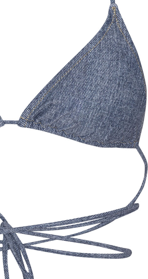 ROTATE Birger Christensen SOFT WRAP BIKINI Quiet harbor comb.