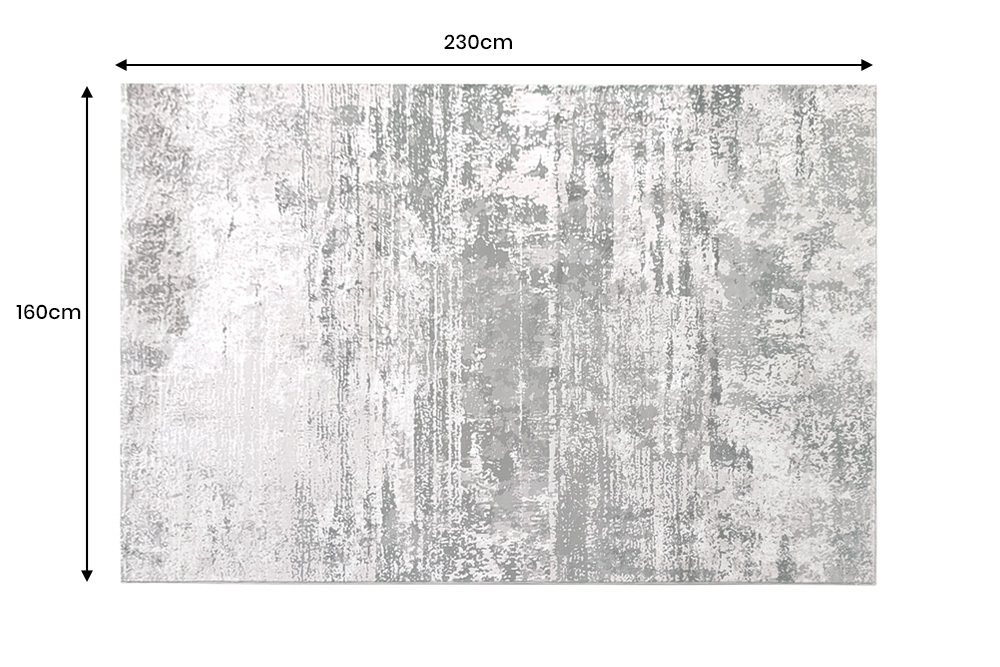Design Teppich MODERN ART 230x160cm beige braun Kurzflor Indoor-Teppich