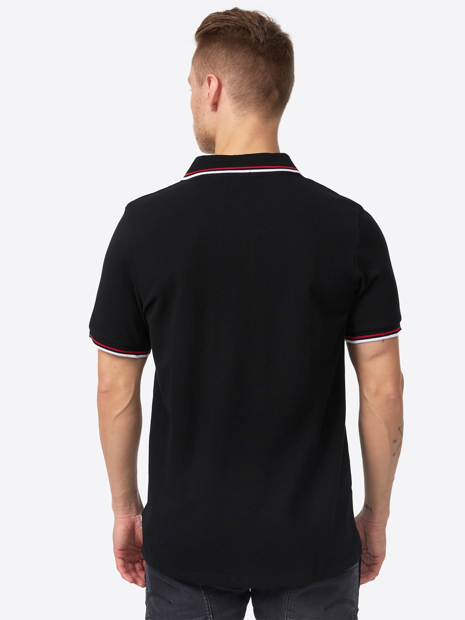 Lonsdale Herren Poloshirt schmale Passform LION