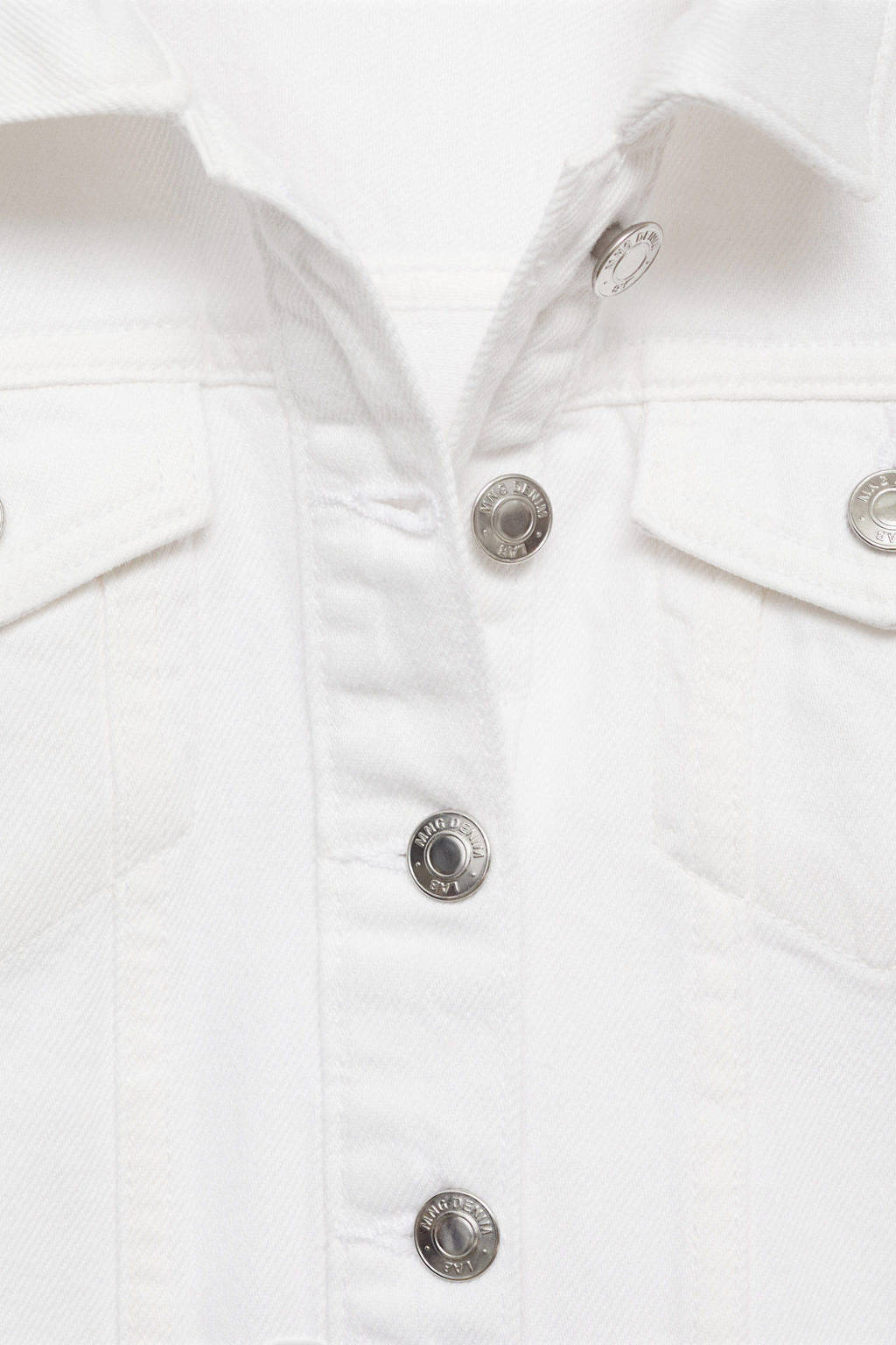 Mango Kids spijkerjas wit