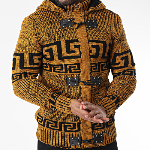 Gilet Zippé Capuche 3014 Orange