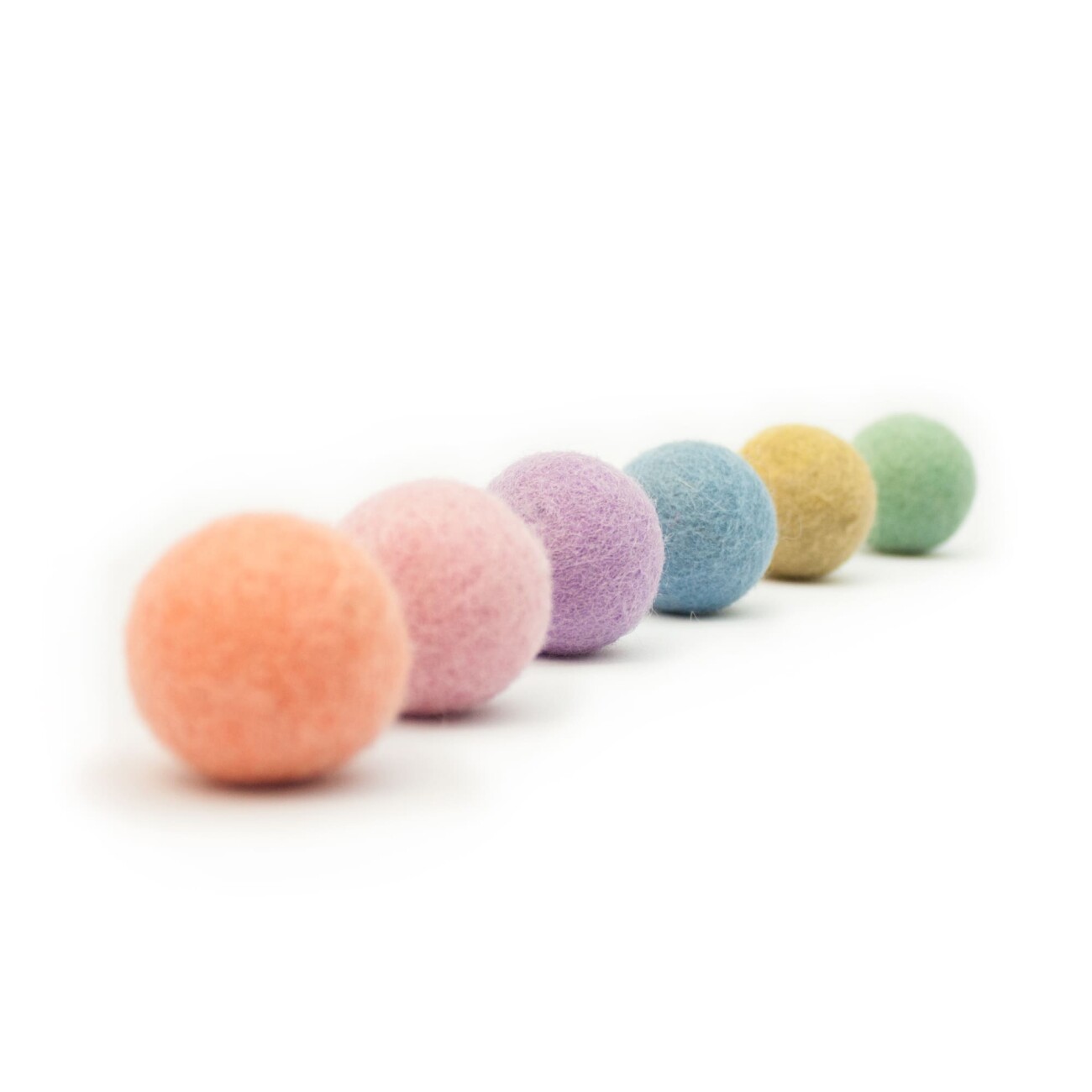 LucyBalu RAINBOW BALLS Katzen Filzbälle