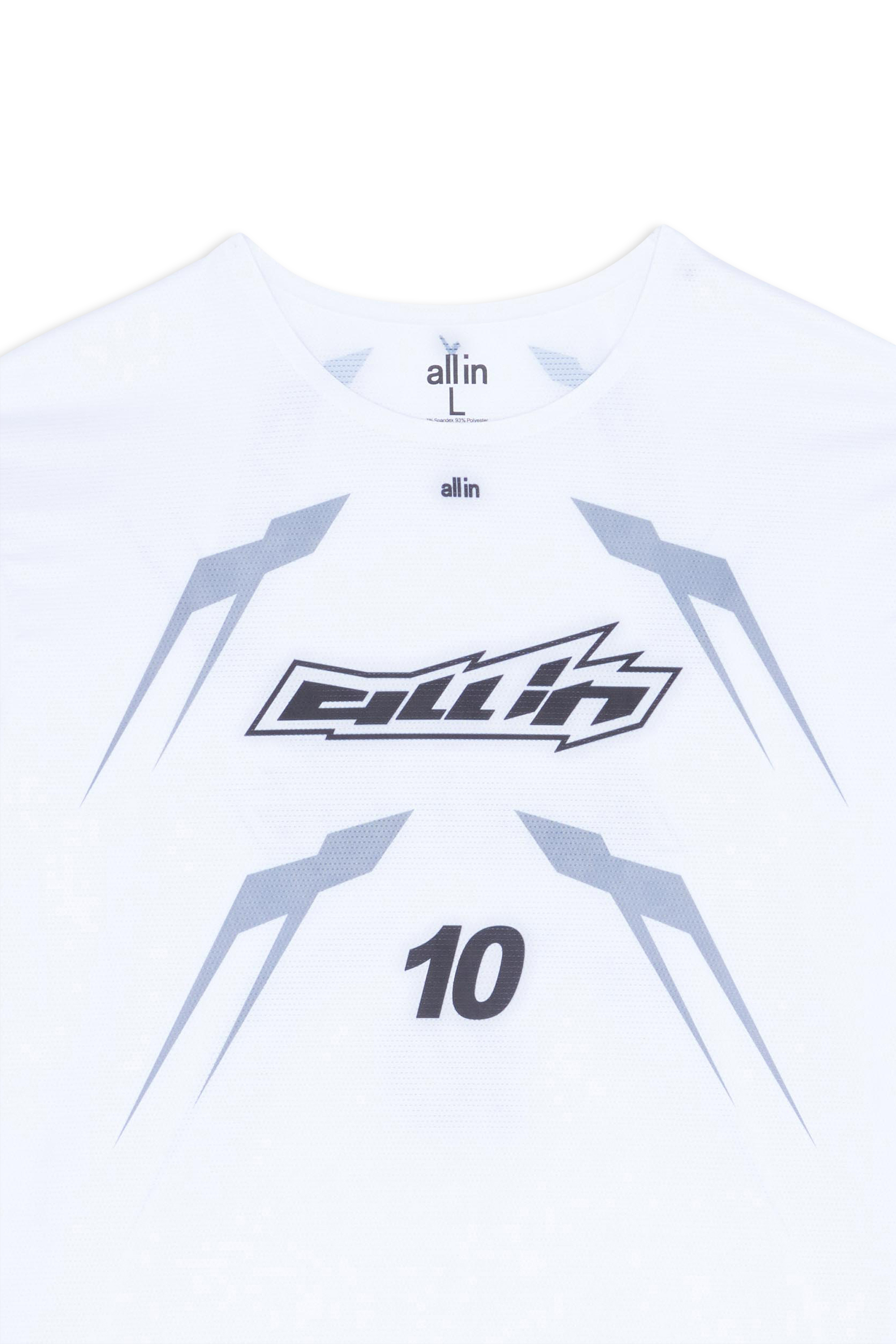 ALL IN T-shirt  KICK LS WHITE Blanc
