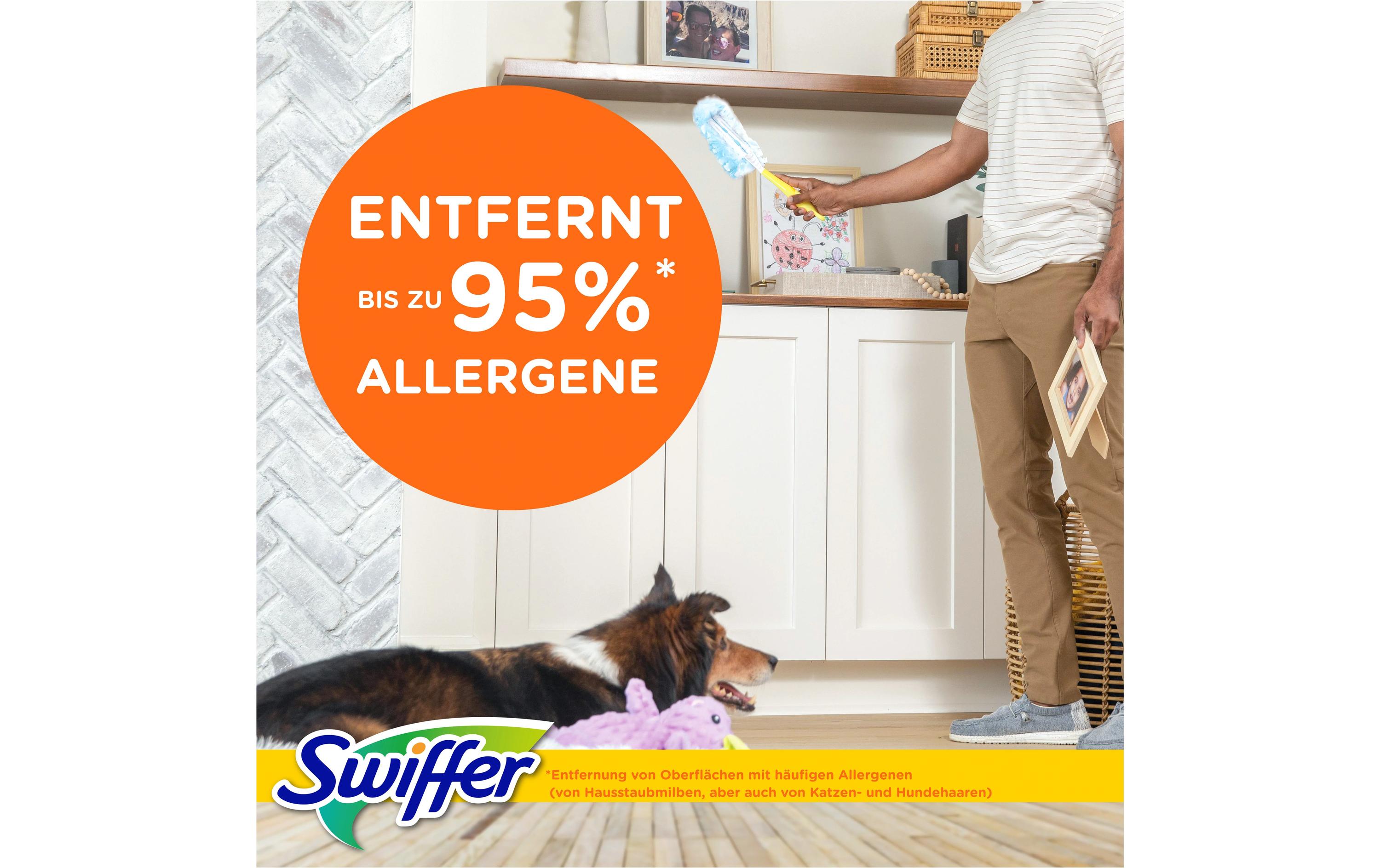 Staubmagnet mit Griff 3 Stück, Blau/GelbStarterset mit Dufttücher