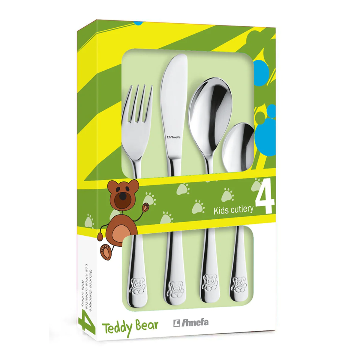 Ourson - Service 4 couverts enfants Amefa