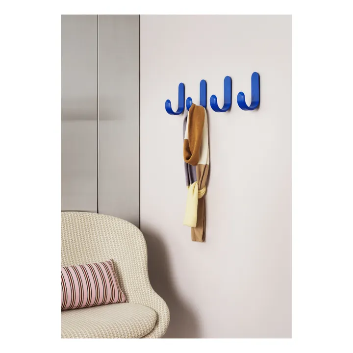 Normann Copenhagen Patère Curve | Bleu roi