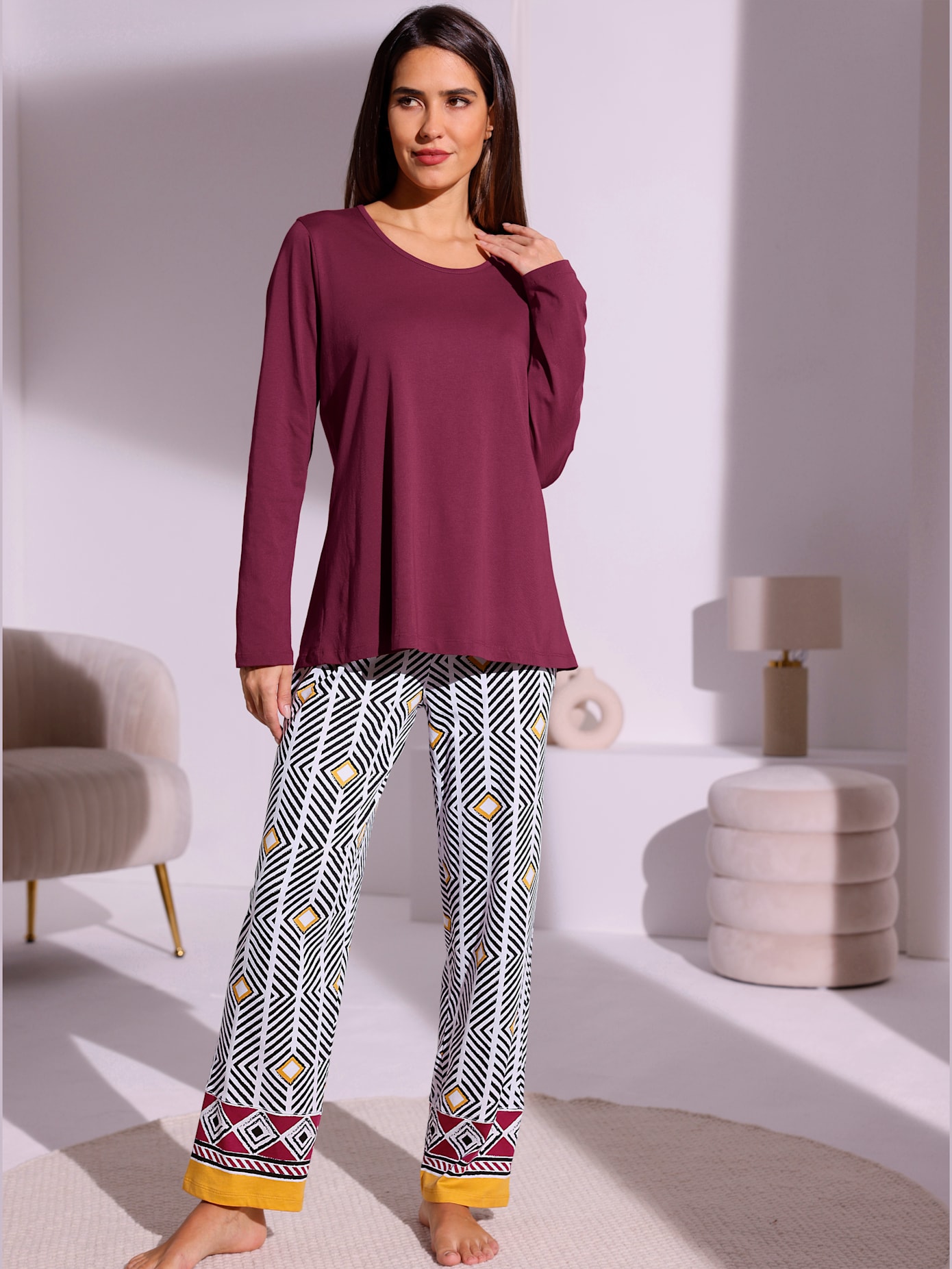 Pyjama jersey fin