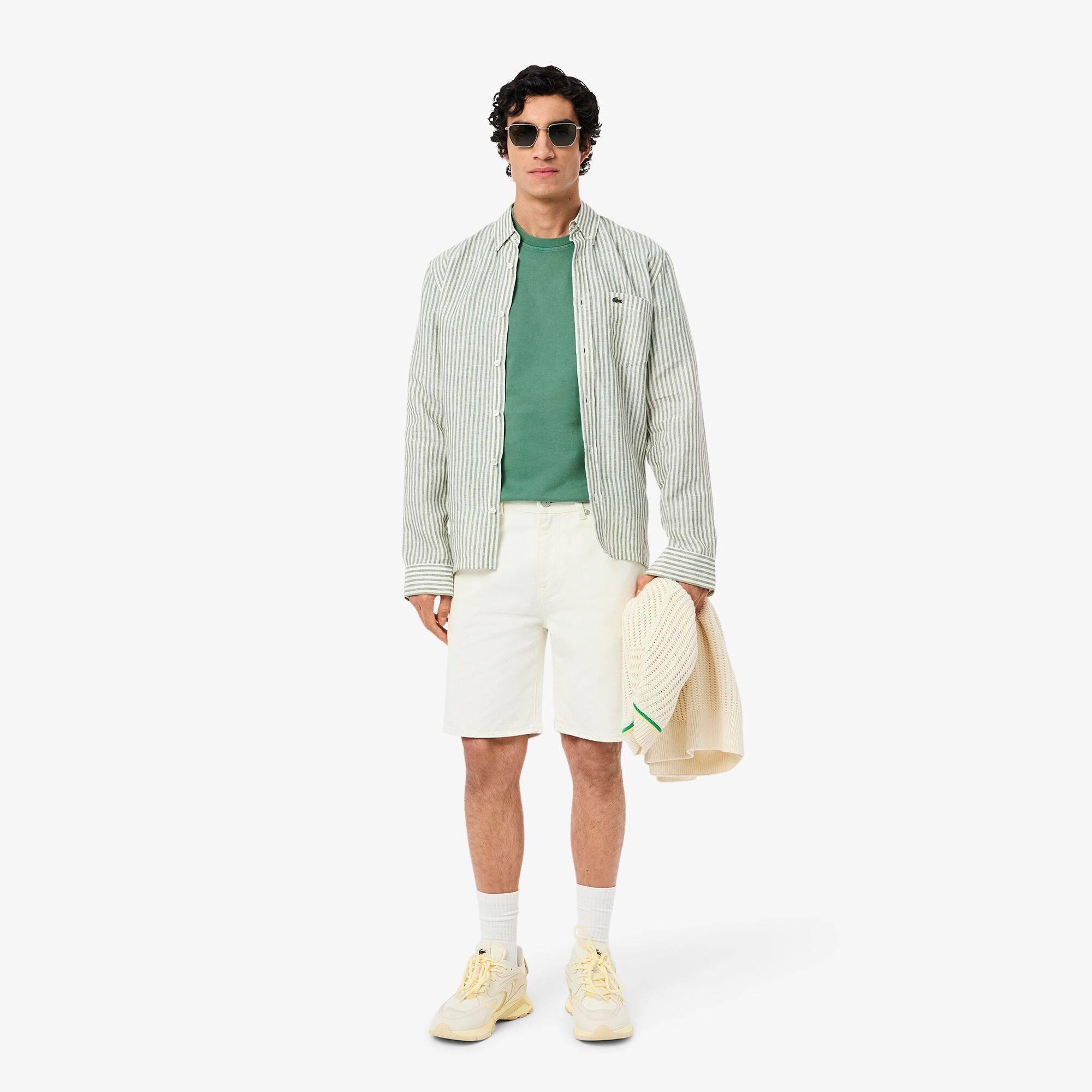 Lacoste Washed Effect Heavy Jersey T-Shirt