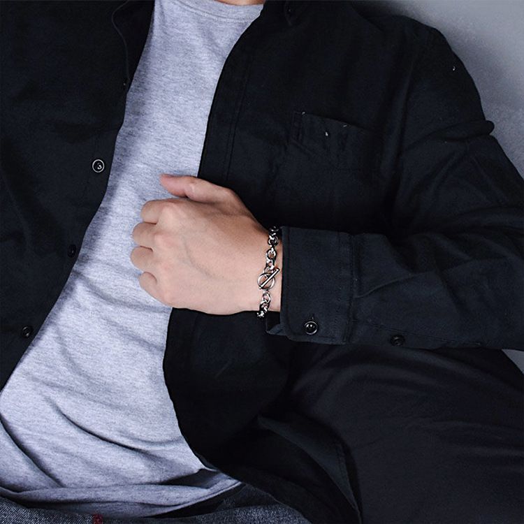 Malikasa - Armband / ketting van roestvrij staal