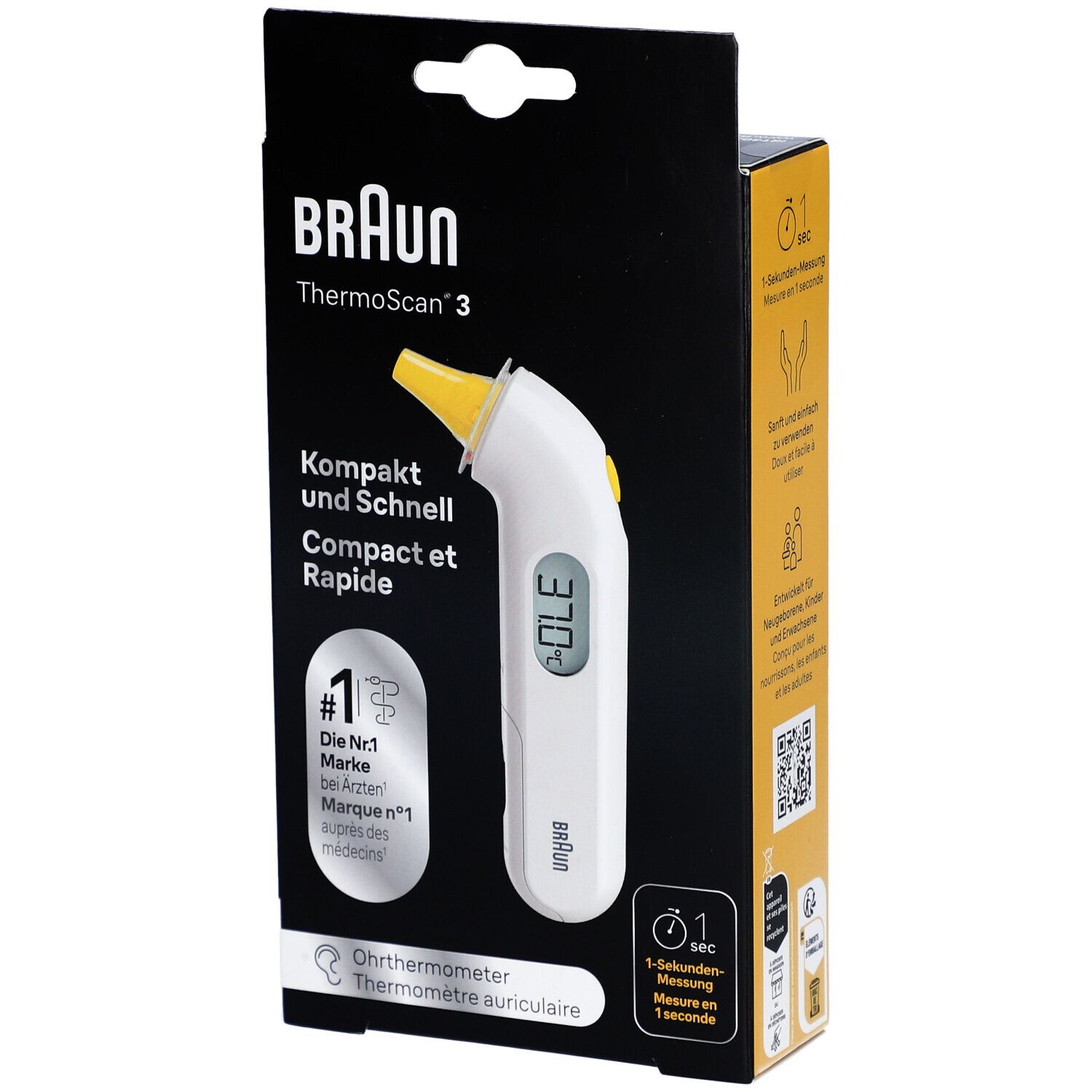 Braun ThermoScan® 3 Ohr-Kompaktthermometer
