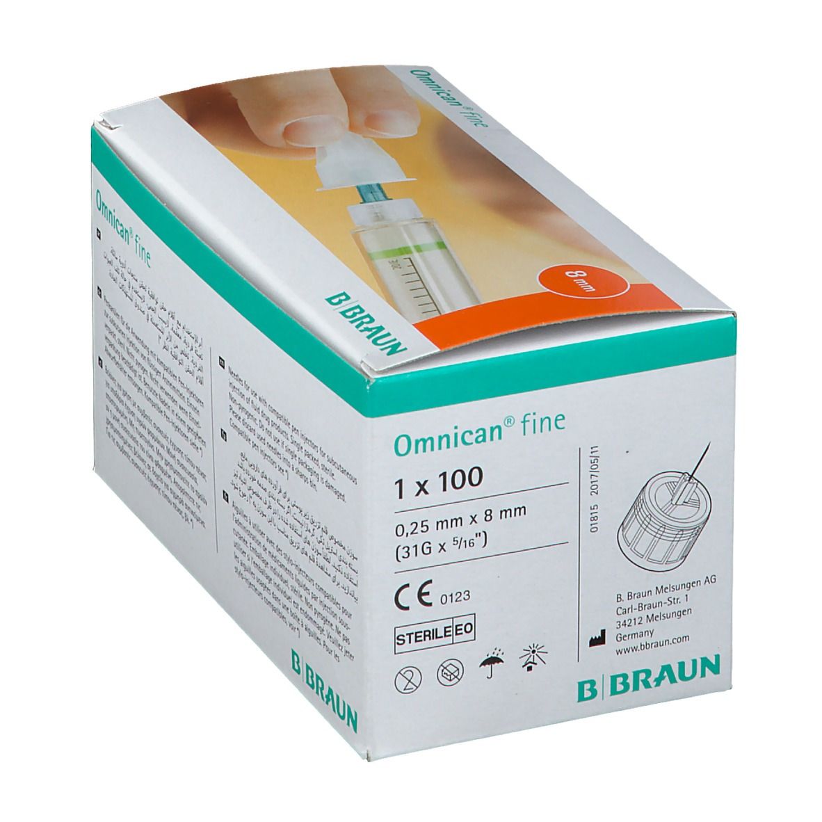 Omnican® fine Penkanüle  31G  0,25 x 8mm