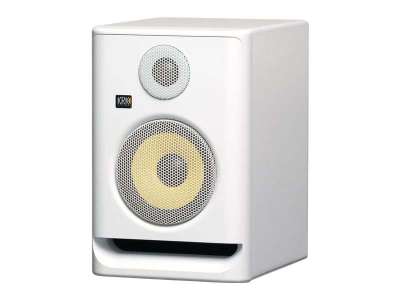 KRK Studiomonitor Rokit RP5 G5 Weiss Weiss/Schwarz Aktiver 5