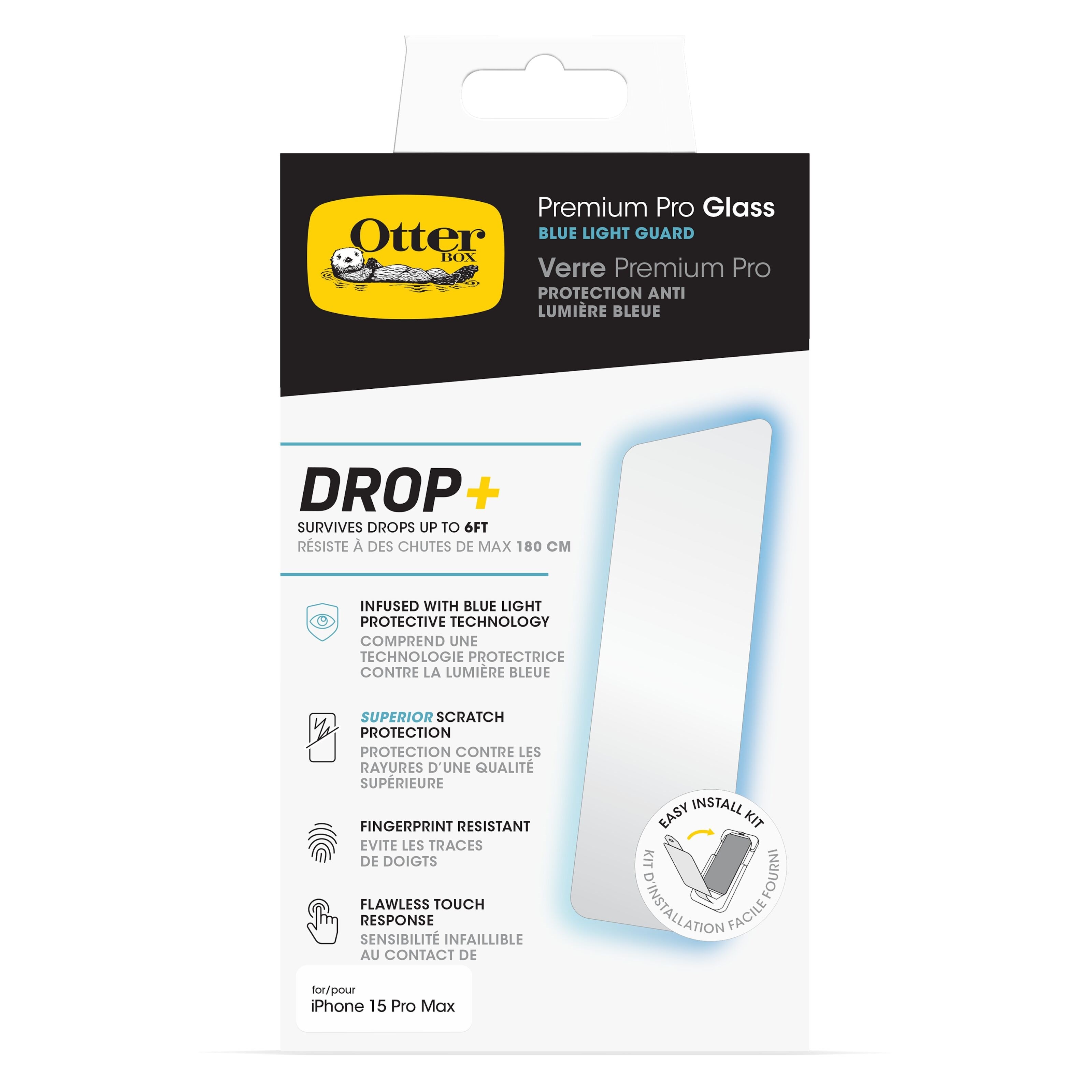 Otterbox Premium Pro Glass for iPhone 15 Pro Max