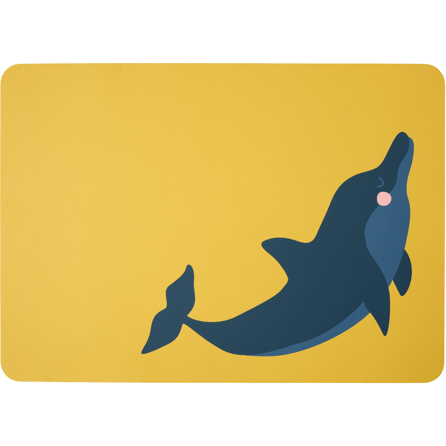 ASA Selection Tischset Delfin Dennis gelb