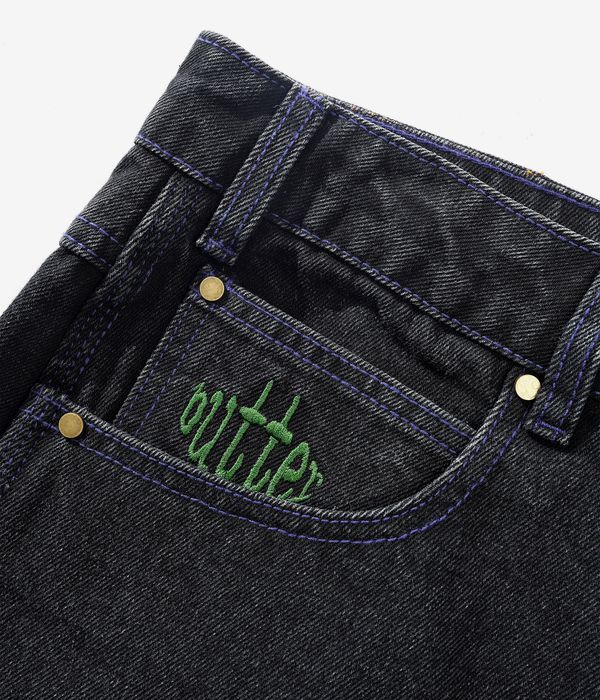 Butter Goods Spider Denim Jeans (washed black)