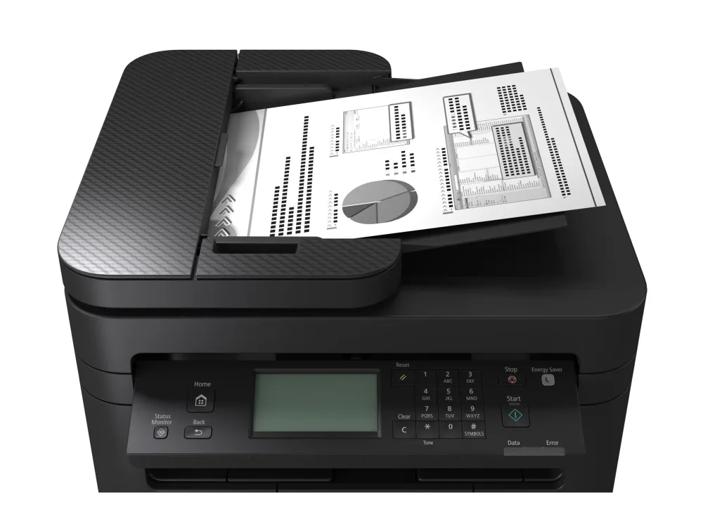 Canon i-SENSYS MF275dw - Multifunktionsprinter - S/H - laser - A4 (210 x 297 mm), Legal (216 x 356 mm) (original) - A4/Legal (medie) - op til 29 spm (kopiering) - op til 29 spm (udskriver) - 150 ark - 33.6 Kbps - USB 2.0, LAN, Wi-Fi(n)