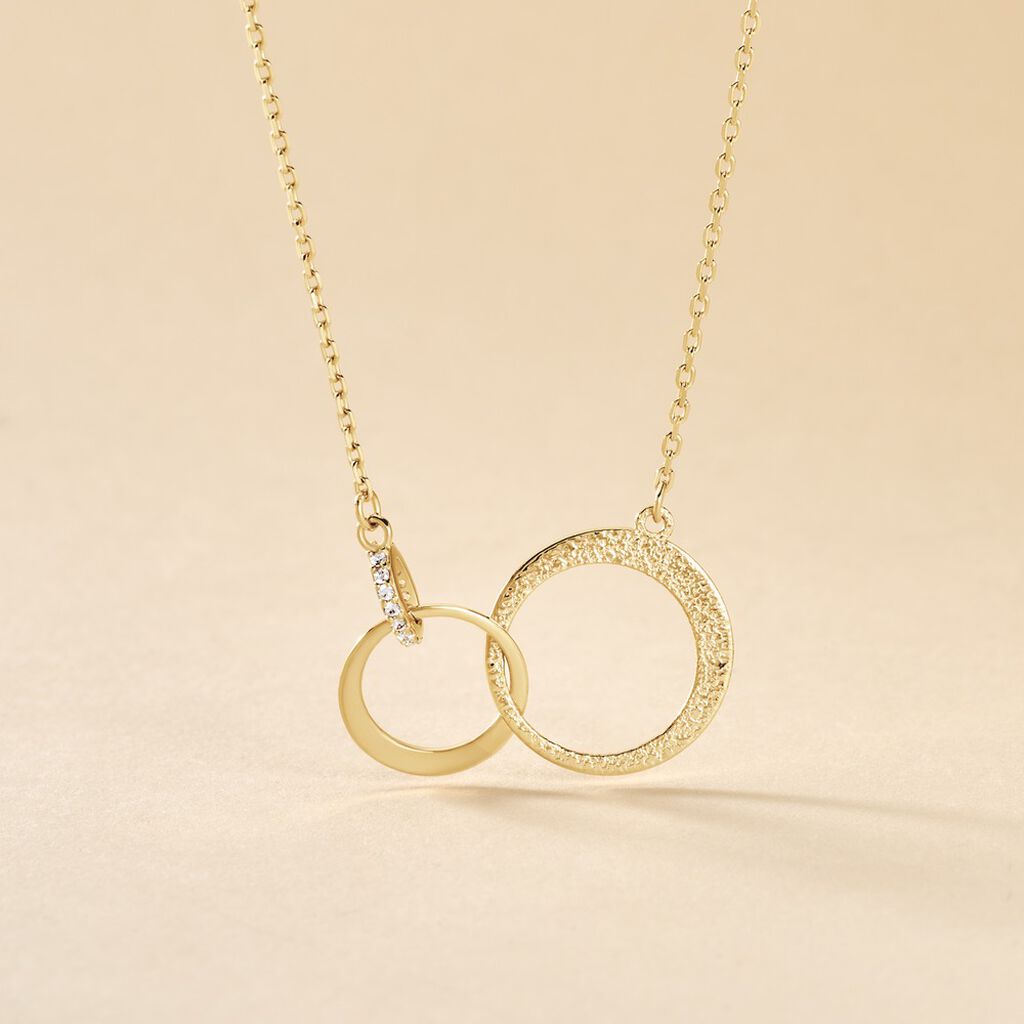 Collier Jenni Plaqué Or Jaune Oxyde De Zirconium