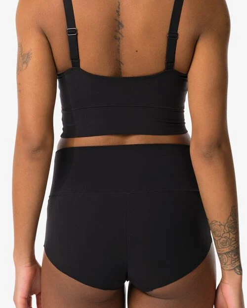 slip femme taille haute ultimate comfort noir