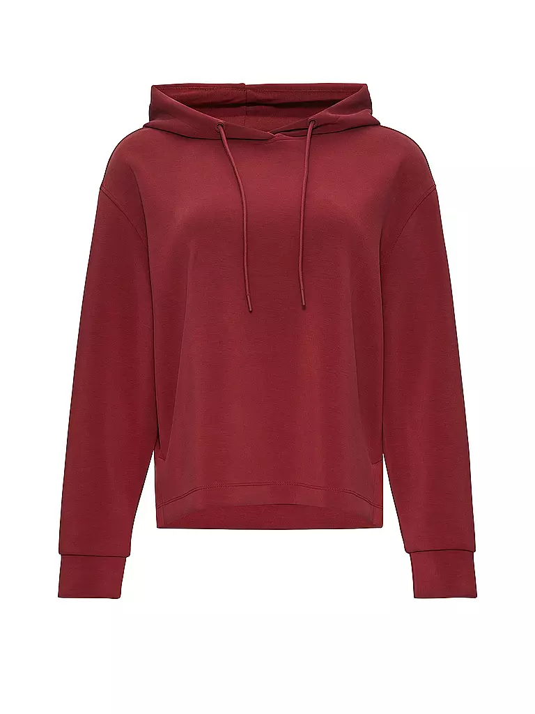 S.OLIVER Kapuzensweater - Hoodie dunkelrot