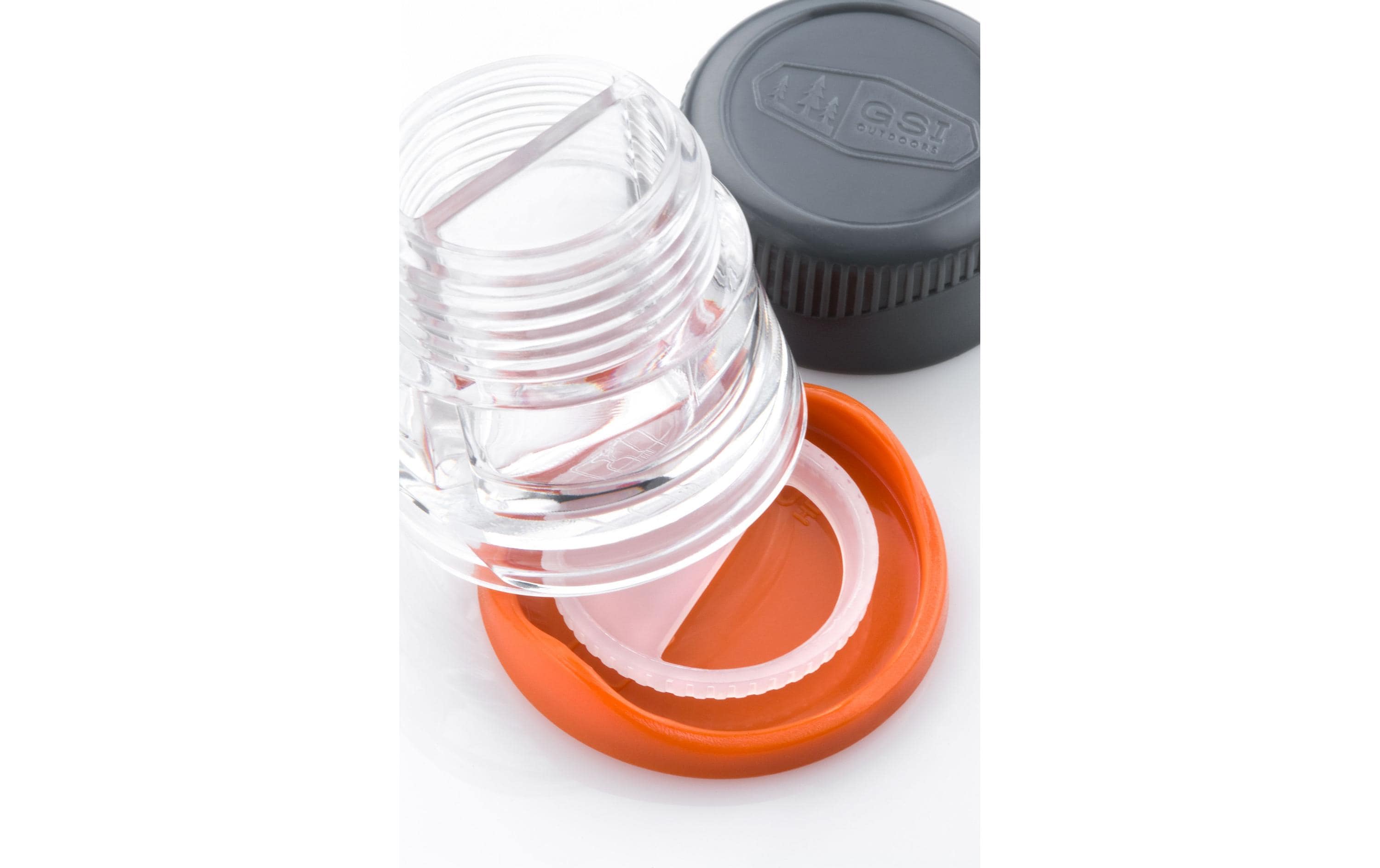 Gewürzstreuer Ultralight Shaker, 2 x 3 ml TransparentSalz + Pfefferstreuer, dosierbar