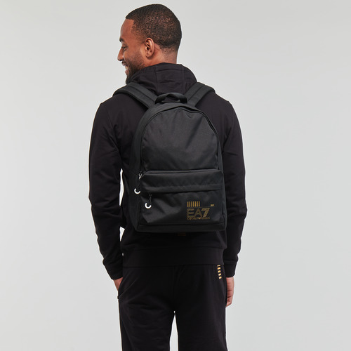 Emporio Armani EA7 - TRAIN CORE U BACKPACK - Noir / Doré