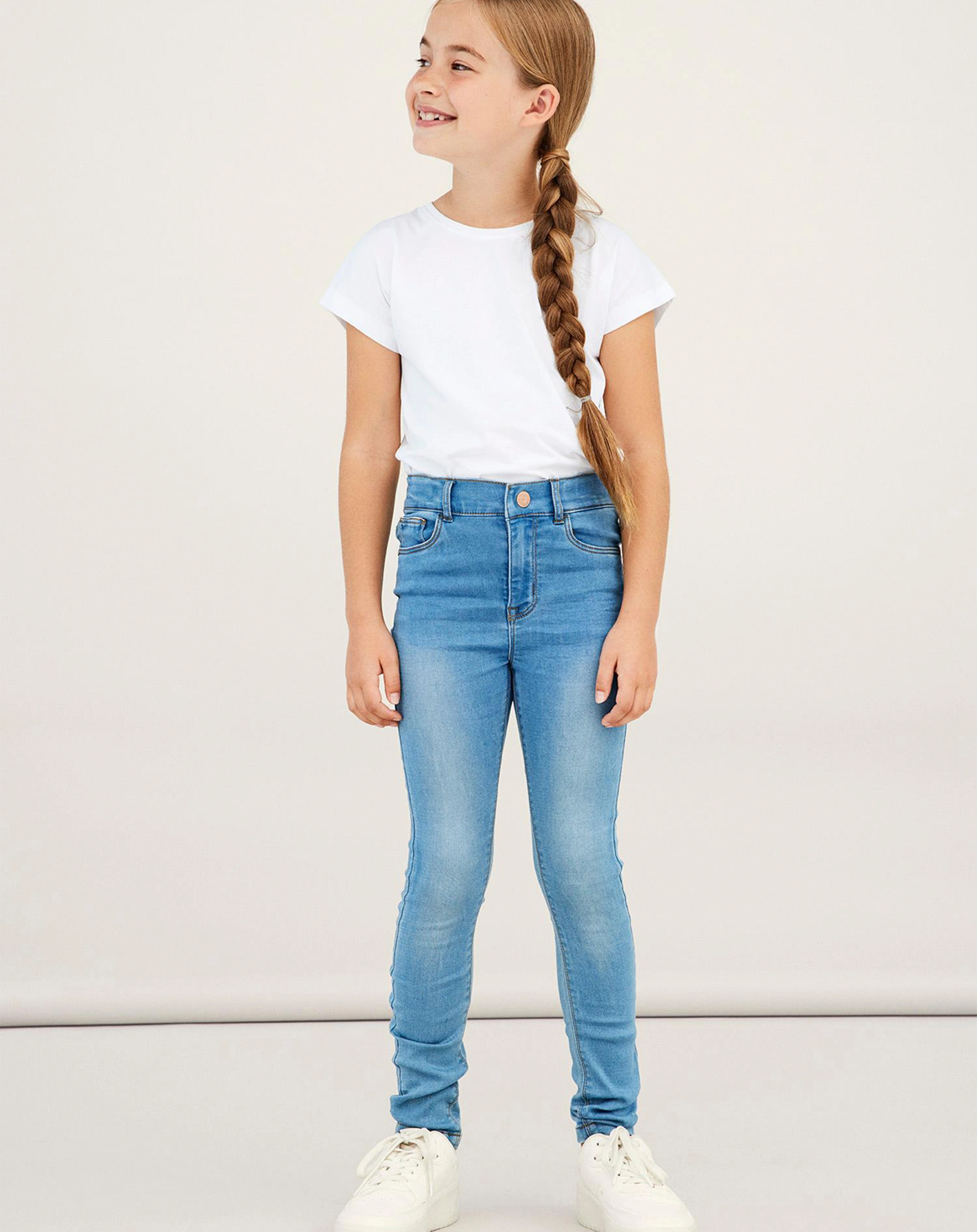 Sweat-Jeanshose NKFPOLLY DNMTHAYER in medium blue