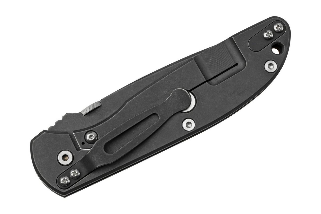 Rick Hinderer FireTac Spanto Battle Black,  Red G10, zakmes