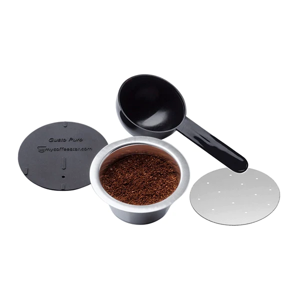 Capsule rechargeable compatible machine à café Dolce Gusto avec couver