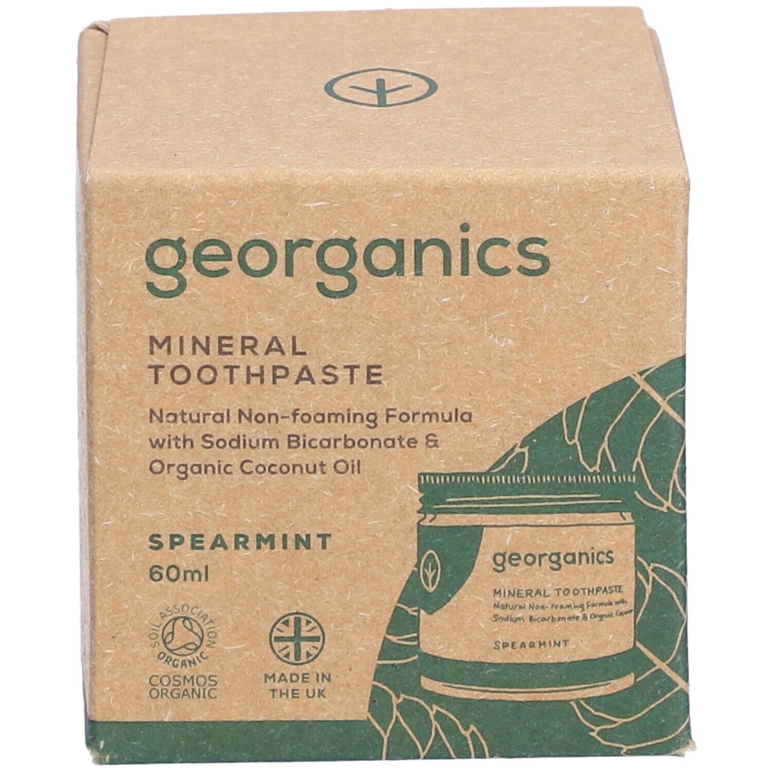 georganics Mineral-rich Toothpaste Spearmint