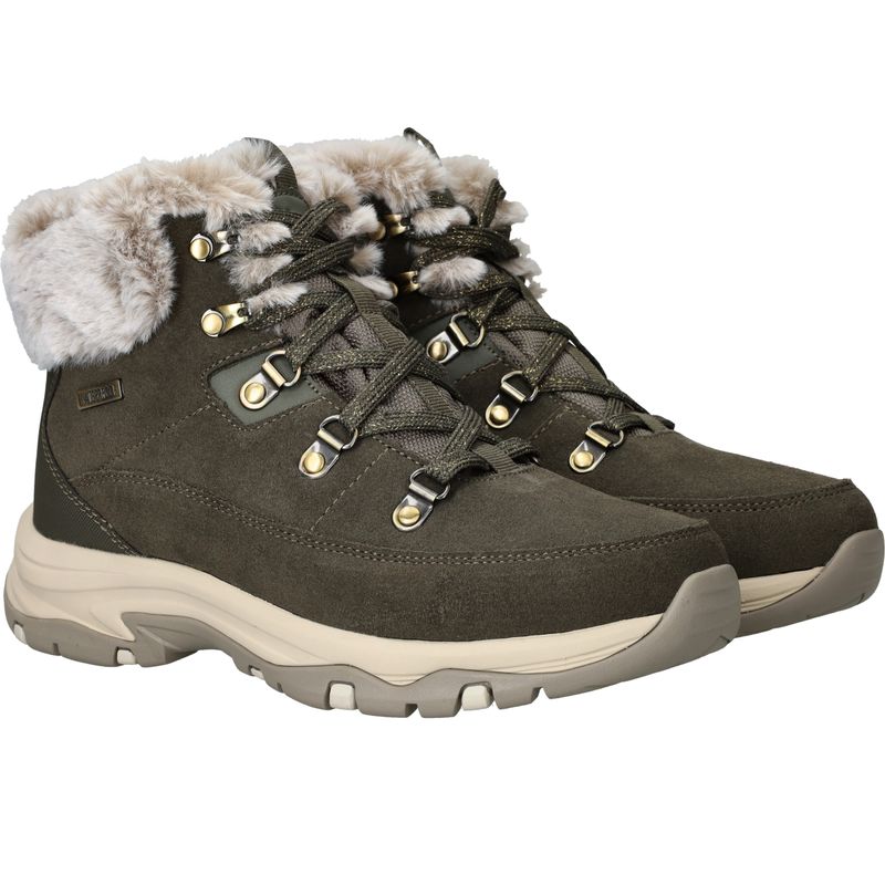 Skechers Trego Waterproof Wandelschoenen Groen Dames
