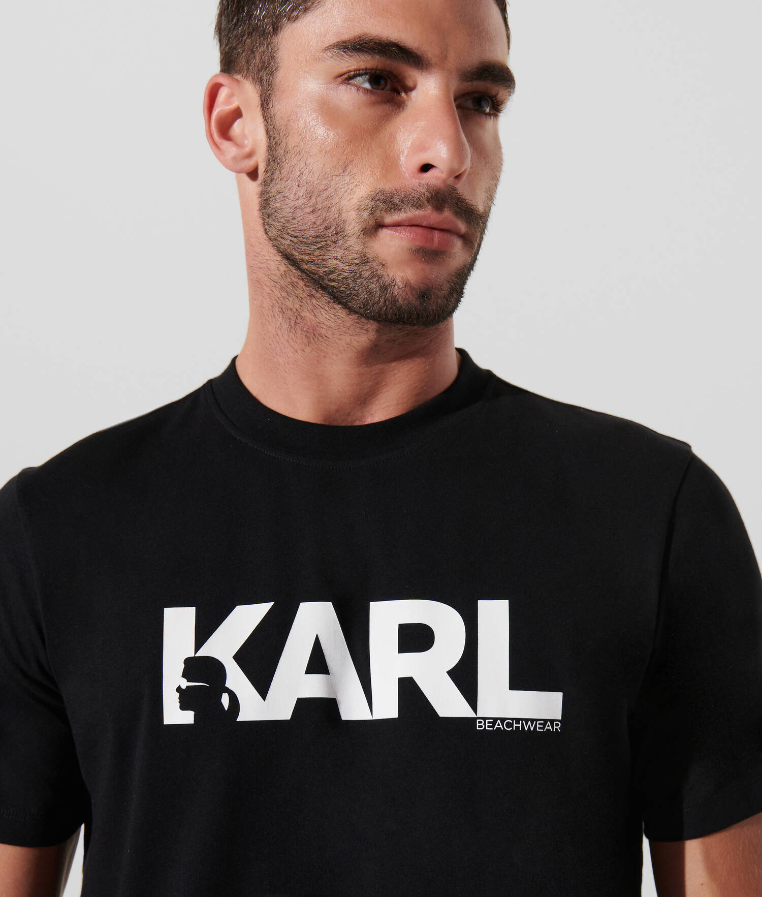 T-SHIRT DE PLAGE À LOGO KARL