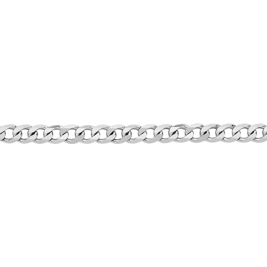 Chaîne Casper Maille Gourmette Argent Blanc