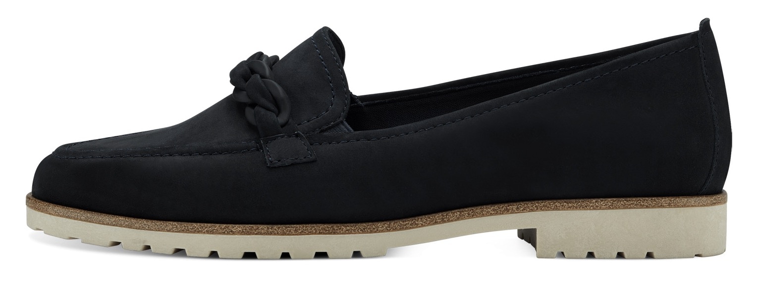 Tamaris Loafer  Chunky Slipper, Plateau Slipper mit seitlichen Stretcheinsätzen
