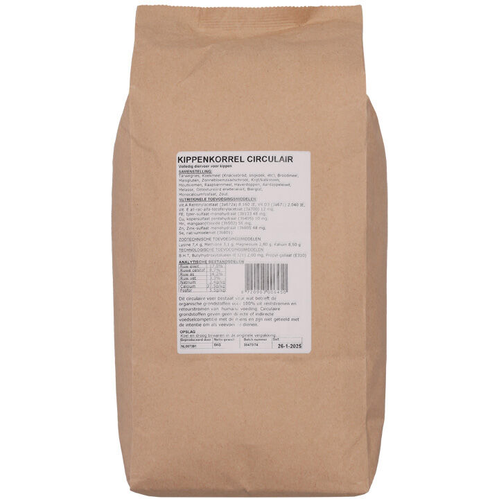 Welkoop Kippenkorrel Circulair - Kippenvoer - 5 Kilogram