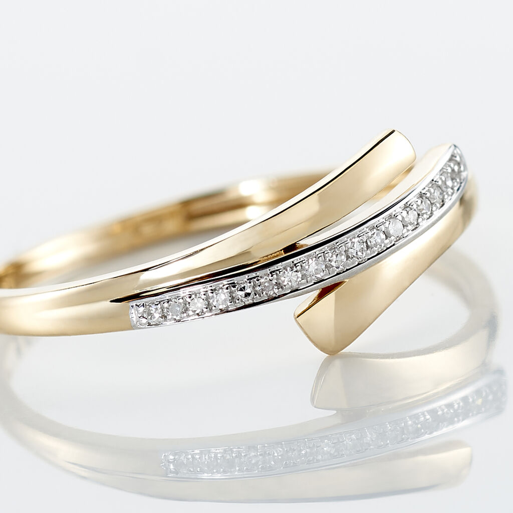 Bague Melia Or Jaune Diamant