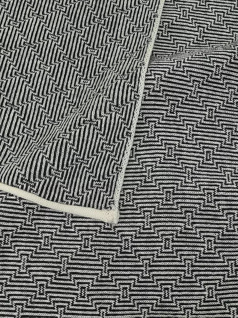 RUDOLF VIENNA Decke -  Plaid MAYERLING schwarz