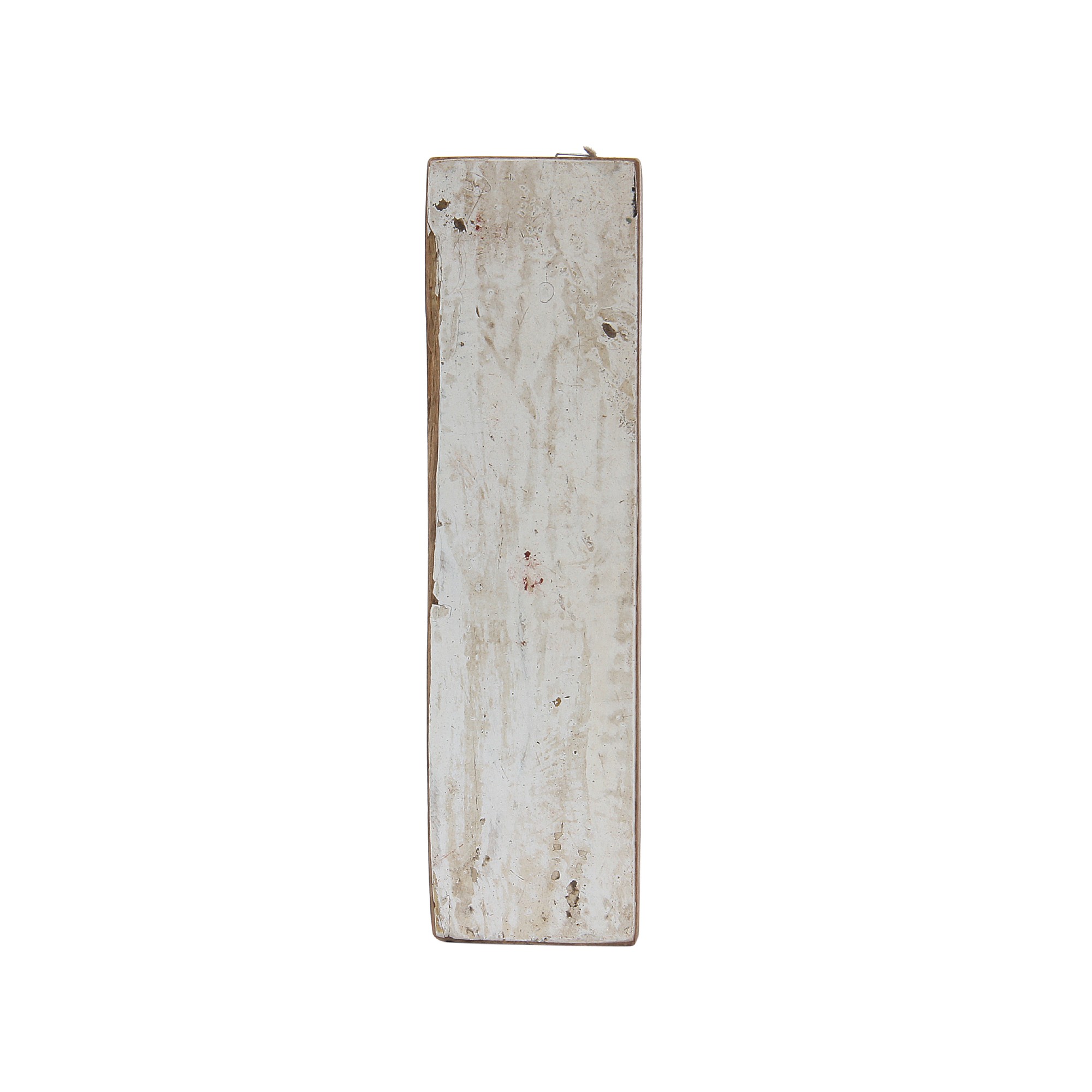 Holzbuchstabe 'I', mehrfarbig, T 2,5 cm, B 13 cm, H 19 cm von fischer's lagerhaus