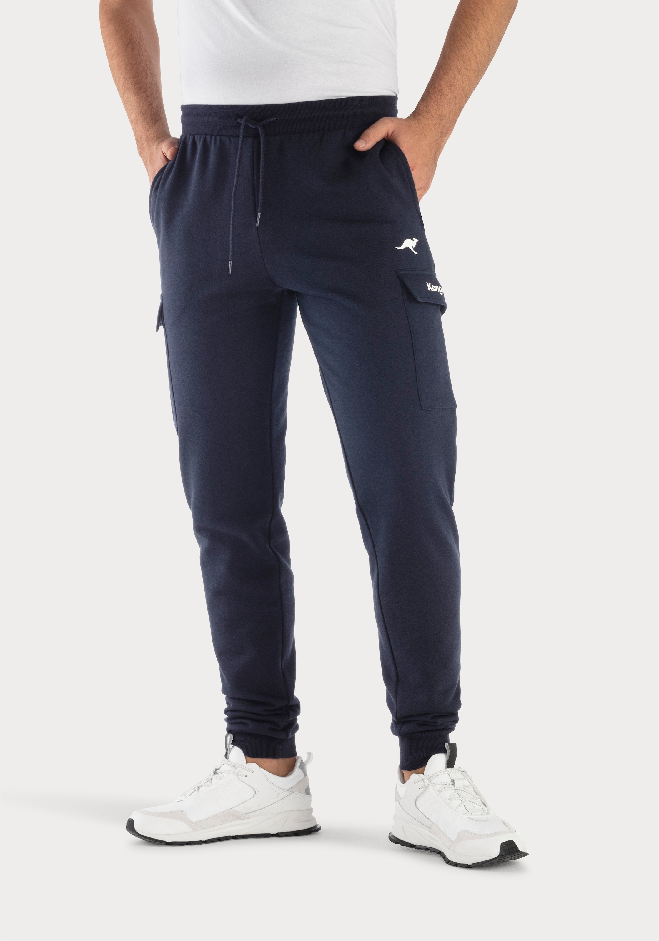 KangaROOS Sweathose  Jogginghose mit Kordel, Relaxhose leichte Sweat-Qualtität