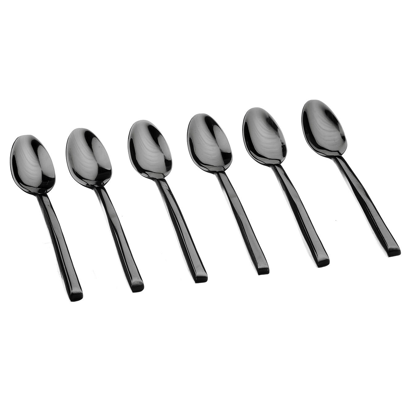 Bjorn 6 Petites cuillères Olaf noires