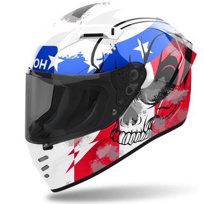 Casque Airoh CONNOR - NATION - Bleu / Blanc