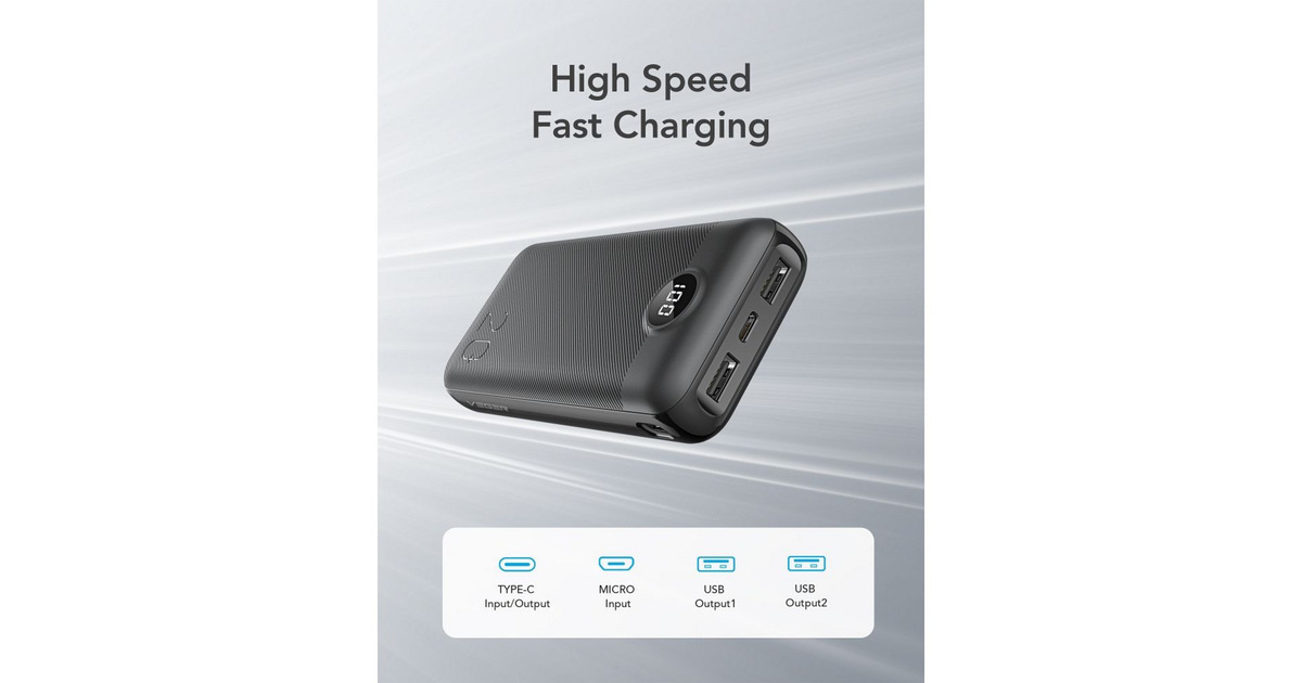 VEGERL20S powerbank 20.000 mAh  (Wit)