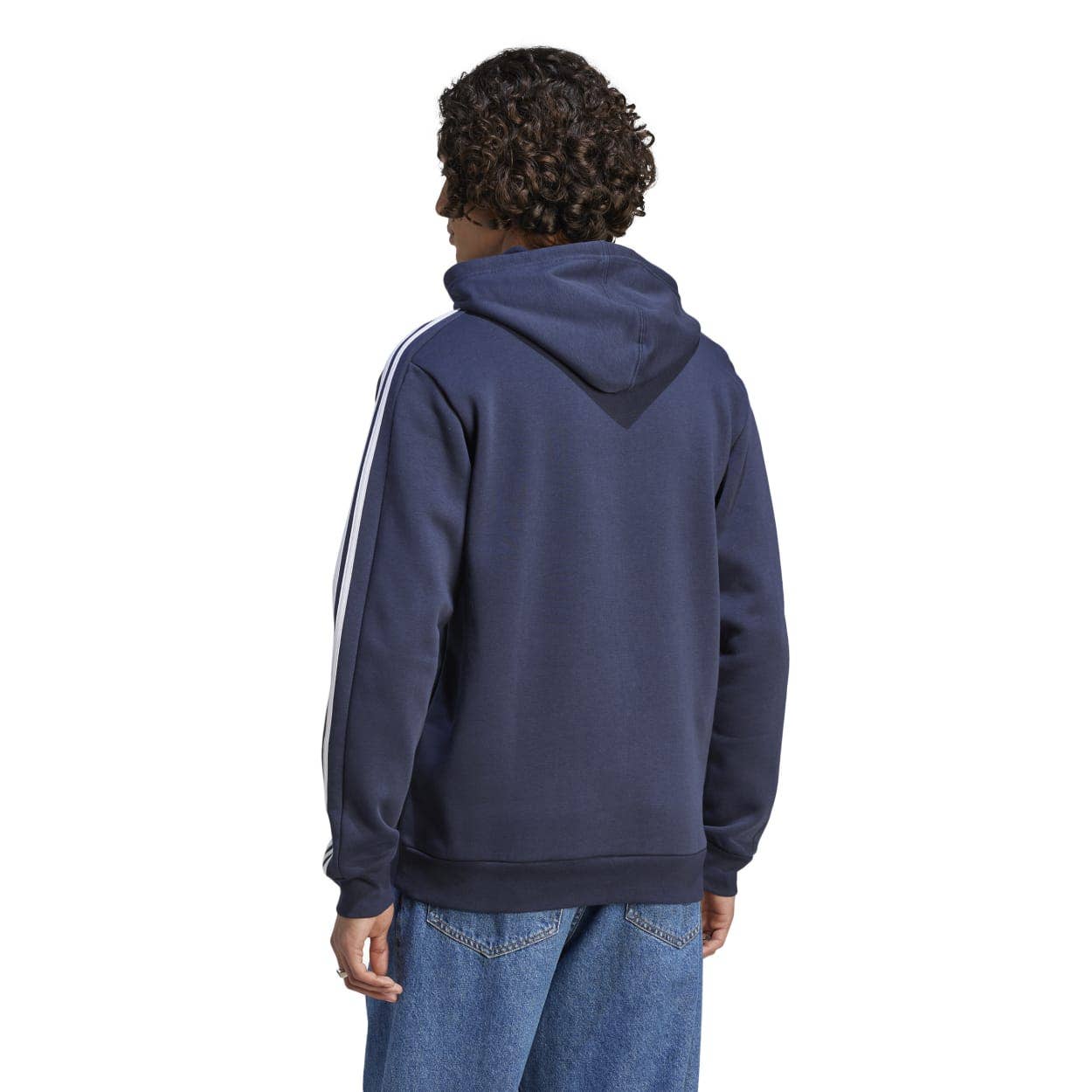 adidas  3-Stripes Hooded Fleece
