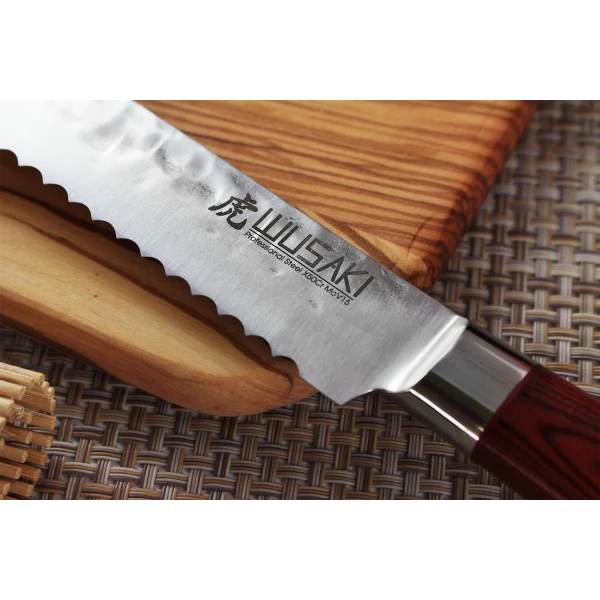 Couteau à pain Pakka X50 Wusaki 20cm dentelé Wusaki