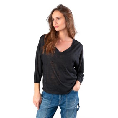 Tee-shirt à manches longues femme Villou LE TEMPS DES CERISES