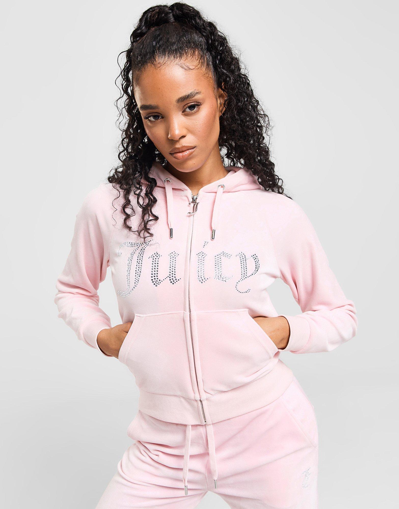 JUICY COUTURE Sweat à Capuche Zippé Diamante Femme