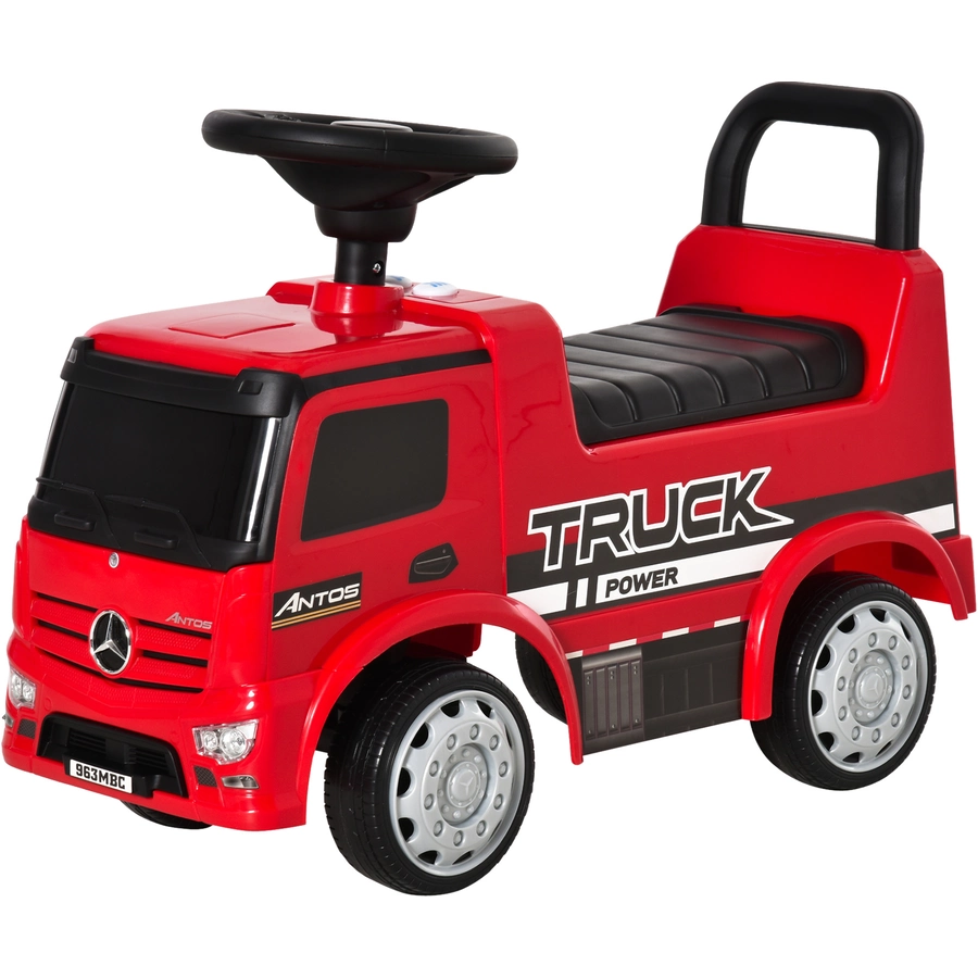 HOMCOM Rutscherfahrzeug als LKW rot, schwarz