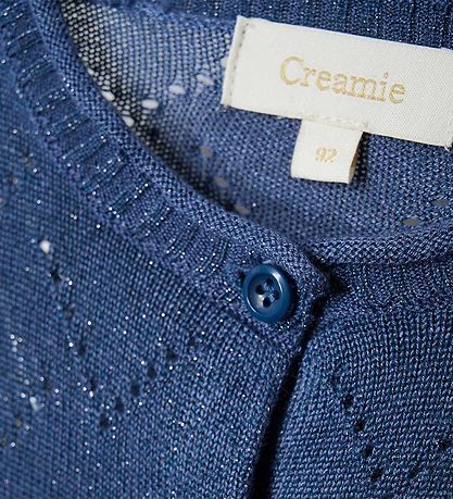 Creamie Cardigan - Strik - Vintage Indigo